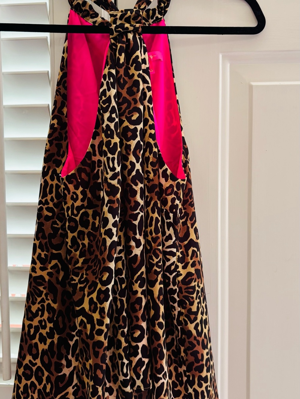 Lilly Pulitzer Leopard Print Halter top medium